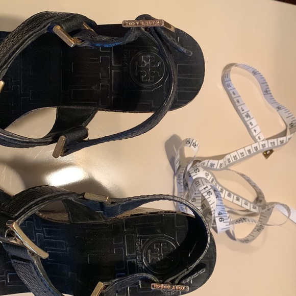 Tory Burch high heel wedge sandals - Picture 6 of 7